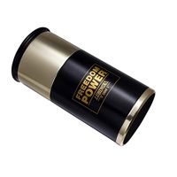 LUBINSKI Aluminium Alloy Cigar Jar Tube Humidor W/Humidifier Hygrometer Cigar Moisturizing Case, Packed by Nice Gift Box