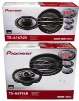 PIONEER TS-A1674R 6.5" + TS-A6994R 6x9 Speakers Package