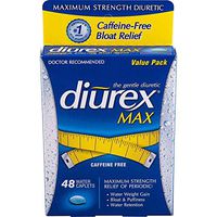 Diurex Water Caplet, 48 Count
