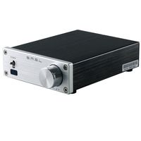 SMSL SA-S3 PRO 30W2 TDA7492PE HIFI Digital Amplifier +SMSL 15V4A Power SUPPLY (SILVER)