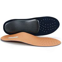 iFitna Semi-Rigid Arch Support Insoles,High Elasticity Carbon Ultra-Thin Leather Insert for Flat Feet,Met and Heel Insert,Plantar Fasciitis, Arch Pad