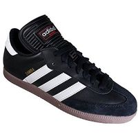 adidas Men's Samba Classic Soccer Shoe,Black/Running White,12.5 M US