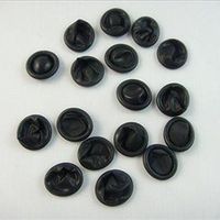 100 PCS Black Natural Latex Rubber Finger Cots for Protection
