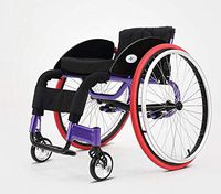 ZXY-NAN Medical Rehab Chair, Wheelchair,Sports Leisure Wheelchairs 11.5Kg Portable Folding Ergonomic Comfortable Armrest Adjustable Backs Legs 100Kg Load Bearing 36 * 36Cm Seatrehabilitation Sports Se