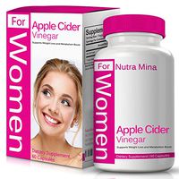 Apple Cider Vinegar Capsules for Women - Natural Source of Pectin, Vitamins and Minerals That are Important in Maintaining Health & Wellness, Made in USA - 60 Capsules