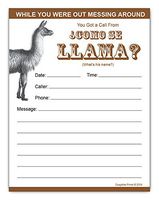 Como Se Llama?, Funny Phone Messages Pad Notepad Gift Idea 4.25 x 5.5, 50 Sheets