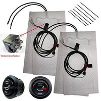 WATERCARBON Tech Era Carbon Fiber Seat Heater Kit Hi/Lo Setting, 2 Seats