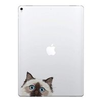 FINCIBO 5 x 5 inch Chocolate Point Birman Cat Removable Vinyl Decal Stickers for iPad MacBook Laptop (Or Any Flat Surface)
