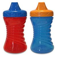 NUK First Essentials Fun Grips Hard Spout, Assorted Colors, 10oz 2pk