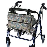 GUOER Walker Bag Suitable for Multiple Walking Aids Rollator Bag Multi-Size Multiple Colors (9.8Wx15.7L in,Color9808)