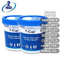 MiCare [2pk] - 13-Panel Multi Drug Test Cup (AMP/BAR/BUP/BZO/COC/mAMP/MDMA/MOP/MTD/OXY/PCP/TCA/THC with A3) #MI-TDOA-2135A3