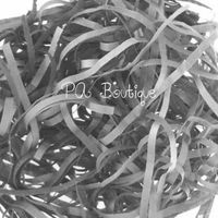 Light Grey Gray Gift Basket Shred Shredded Tissue Paper Filler Display Bedding (2 oz Bag)