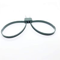 Xingo Double Flex Zip Tie Cuff Handcuffs Disposable Restraints - 5 Pack (Olive)