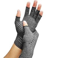CDKZK Arthritis Gloves for Men Women, Compression for Arthritis Pain Relief - Rheumatoid & Osteoarthritis & Ease Muscle Tension, Non-Slip,1pair,L