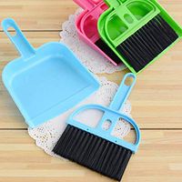 memorytime Household Cleaning Tools & Accessories Mini Plastic Hand Kitchen Dustpan and Brush Desk Cleaning Sweeper Dust Pan Set - 1#
