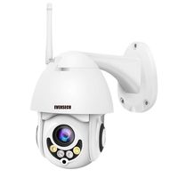 PTZ WiFi IP Camera 1080P HD H.265/H.264 Wireless Waterproof CCTV Security Dome Camera with 4mm F1.2 CS Lens 355° Pan/ 90° Tilt, IR-Cut Night Vision, Motion Detection, Two Way Audio