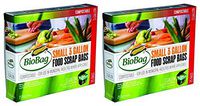 Biobag, Food Waste Bags, 3 Gallon, 25 Count (Pack Of 2)
