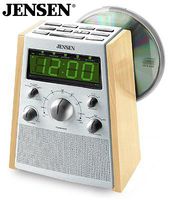 Jensen JCR560 AM/FM Stereo Dual Alarm CD Clock Radio