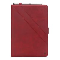 iPad 12.9 Air 3rd Generation Case, taStone Premium PU Leather Business Folio Cover Stand Case with Card Holder Auto Wake/Sleep Document Pocket for 2018 Release iPad Pro 12.9,Red