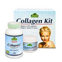 Collagen Kit 2 Pieces - Collagen Hydrolysate Capsules - Collagen Amino Cream - Anti Aging - Anti Wrinkle