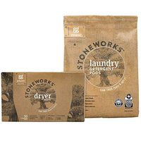 Grab Green Stoneworks Laundry Detergent Pods and Dryer Sheet Kit, Powered by Naturally-Derived Plant & Mineral-Based Ingredients, Oak Tree, 50 Loads