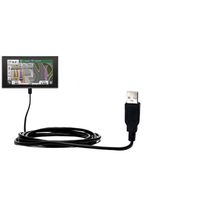 Gomadic Hot Sync and Charge Straight USB Cable for The Garmin nuvi 3597 LMTHD - Charge and Data Sync with The Same Cable. Built TipExchange Technology