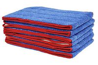 CleanAide All Purpose Mega Microfiber Mop Pad 24 Inches Red 6 Pack