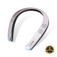 Neckband Wearable Speaker,LIUHE Wireless Bluetooth Speaker,Portable Personal Sport Speaker,Listen to Music, Watch TV with Theater Quality 3D Sound, Hands-Free Phone Calls (Rose Gold)