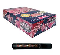 Herb Airtight Tube Pocket Protector with Juicy Jay's Bubblegum 1.25 Flavored Hemp Rolling Papers 24 Count Box DC Crafts Nation- Tiki Man