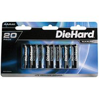 Diehard Long Lasting Alkaline Batteries AAA - 20 Pack