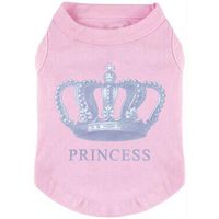 EXPAWLORER Princess Fashion Pet T-Shirt Small Dog Cat Vest Clothes Puppy Costumes for Chihuahua Yorkshire Terrier Pink S