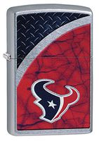 Zippo NFL Houston Texans Street Chrome Pocket Lighter