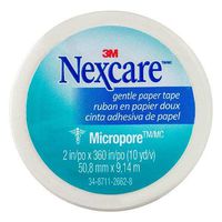 Nexcare(TM) Micropore(TM) Paper First Aid Tape, 530-P1/2, 2 in x 10 yds, Wrapped You are purchasing the Min order quantity which is 24 RLS