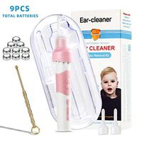 Ear Wax Removal Kit, Ear Cleaner, 40000hrs Life and Pain Free of Ear Wax Removal Tool, Ear Cleaning Kit, Ear Wax Remover, Electric High Suction Vacuum Ear Pick with Led Light for Adult and Kids