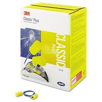 3M Aearo E-A-R Ear Plugs Classic Plus Yellow 200 pairs NRR 29 311-1105
