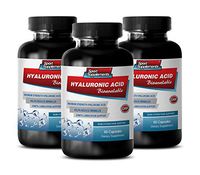 Rejuvenation Vitamins - HYALURONIC Acid BIO-Available - Skin Hydration Support - hyaluronic Acid Complex - 3 Bottles 180 Capsules