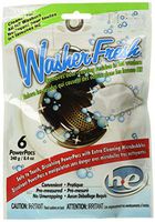 WasherFresh HE Washing Machine Cleaner PowerPac Pouches, Pack of 6 Pouches
