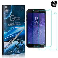 Bear Village Screen Protector for Galaxy J7 Duo, Anti Scratch, Anti Fingerprint Tempered Glass Screen Protector Film for Samsung Galaxy J7 Duo, 2 Pack