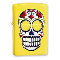 Zippo Day Of The Dead Lemon Matte Lighter
