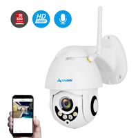 Anakk Outdoor Wireless WiFi Security Camera Pan Tilt HD 1080P IP Camera with Night Vision Motion Detection 3.6mm Lens IP66 Weatherproof for Home Surveillance Baby & Pet