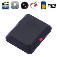 APMIXI X009 Mini GSM Locator with Camera Monitor Video Tracker Real Time Tracking and Listening GPS Tracker with SOS Button