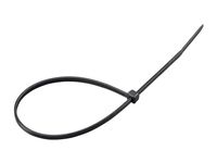 Monoprice Flame Resistant Cable Ties 200mm 100pcs, Black