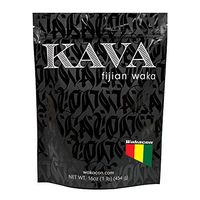 Wakacon KAVA WAKA Powder - Fijian Noble Premium Quality Kava Root (16oz)