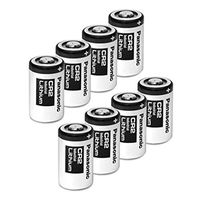 Panasonic CR2-8PK Photo Lithium 3V Batteries for Mini 25, Mini 50, Mini 50S, Mini 55, Pivi MP-100 and SP-1- Silver (Pack of 8)
