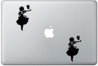 Touhou Project Alice Margatroid Character FlashDecals1357 Set Of Two (2x) , Decal , Sticker , Laptop , Ipad , Car , Truck