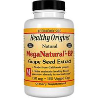 Healthy Origins Mega Natural BP-Grape Seed Extract 150 MG, 150 Count