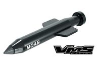 VMS RACING GUNMETAL MOAB ANTENNA in Heavy Gauge CNC Machined Billet Aluminum Short Compatible with Dodge Ram 1500 2500 3500 09-20 2009-2020