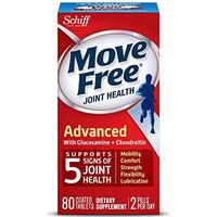 Move Free Advanced, 80 tablets - Joint Health Supplement with Glucosamine and Chondroitin (Pack of 5)
