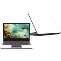 MightySkins Skin Compatible with Lenovo Chromebook S330 (2018) - Solid White | Protective, Durable, and Unique Vinyl Decal wrap Cover | Easy to Apply, Remove, and Change Styles | Made in The USA