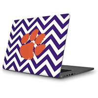 Skinit Decal Laptop Skin for MacBook Pro 13 (2013-15 Retina Display) - Officially Licensed College Clemson Chevron Print Design